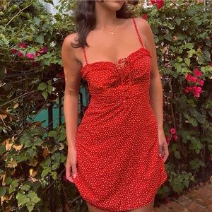 PRINCESS POLLY Mini Red Dress